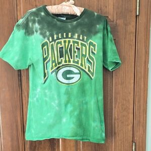47 Brand Green Bay Packers Green Tie-Dye Tee